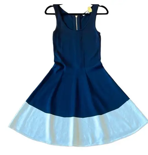 Rachel Rachel Roy knit colorblock tank dress xs Blue