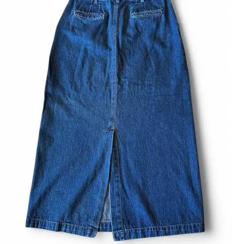 kim rogers Vintage 90s Denim Maxi Skirt β Size 8