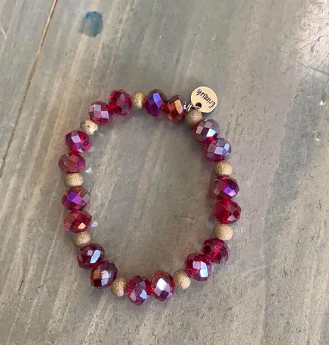 Erimish 2 Red Stretch Bracelets