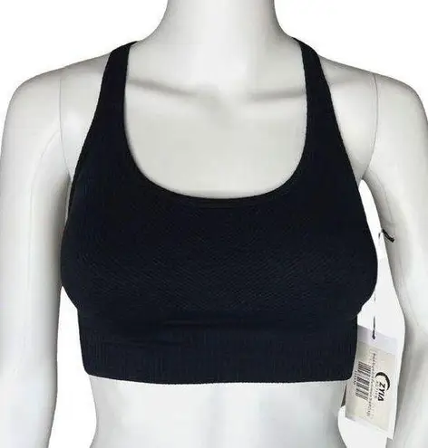 Zyia  Sports Bra Womens XS Black Angle Grid Performance Bra Workout Athleisure