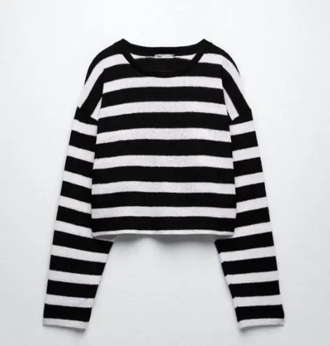 ZARA NWT  Striped Rustic Sweater  Bloggers Fav Lightweight Medium