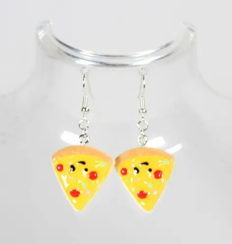 Handmade Snack Attack Earring Set – Acrylic Earrings – Milkshake, Burger & Pizza