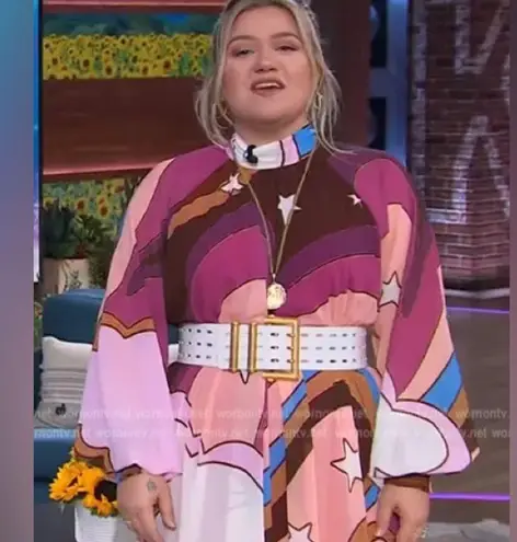 Aura Purely Reminiscing Berry Multi Print Dress