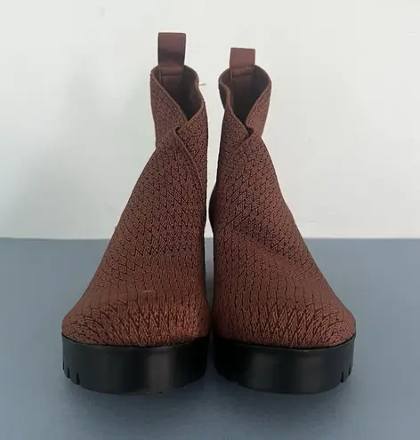 Charleston Shoe Co. Upper Monterey Chestnut Woven Boots Brown Size 6