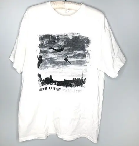 Delta Brad Paisley white wheelhouse graphic T-shirt