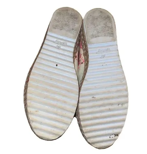 Goby Women's Flowering Skull Espadrille Shoes Sneakers Comfort Loafer Size 38 Pink