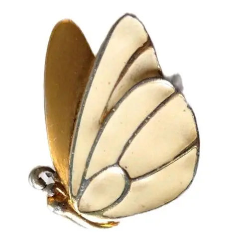 Monet Vintage Signed Butterfly Bug Brooch Pin Costume Jewelry