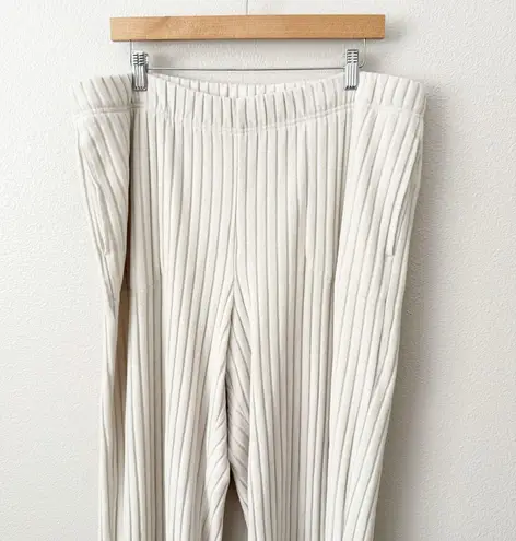 GAP BODY | Cozy Rib PJ Cardigan Top + Pants Bottoms Lounge Wide Ribbed | XL