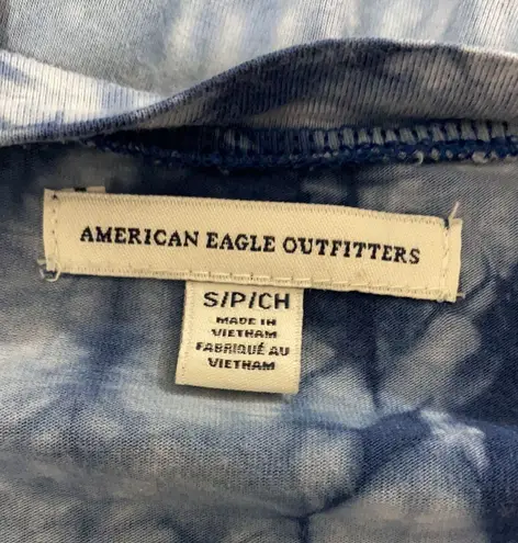 American Eagle Knotted Cutout Waist Tie Dye Dress.