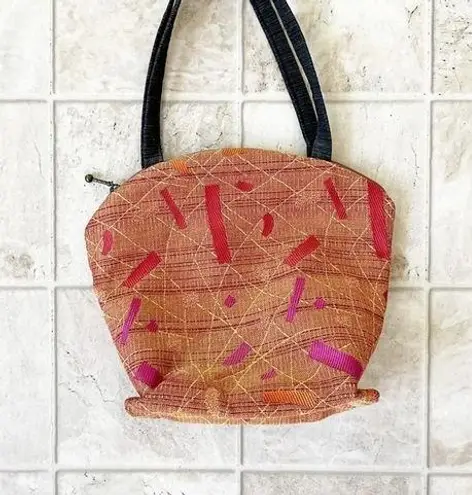 Maruca Tapestry Small Hand Bag Shoulder Bag Purse Handmade in Boulder, CO Tan