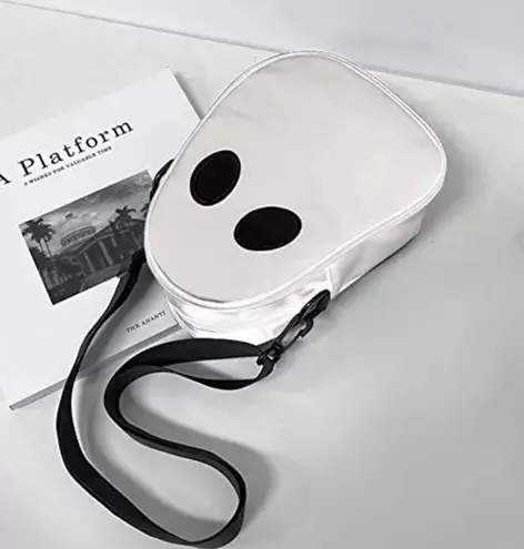 Boutique Novelty Crossbody Bag Shoulder Bag Halloween Ghost Purse Holiday Party White