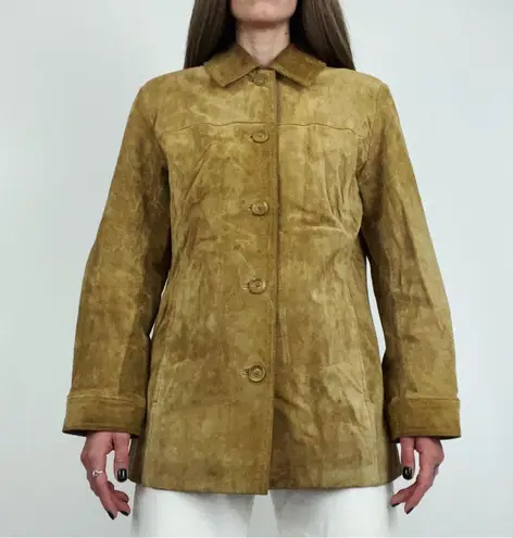 Vintage Genuine Suede Button