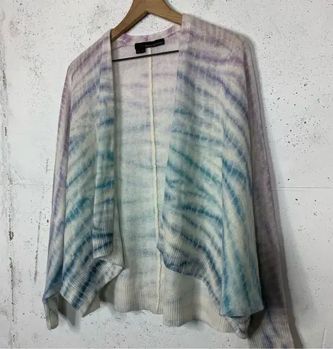 360 Cashmere  Tie Dye Dolman Open Cardigan Sweater Size XS