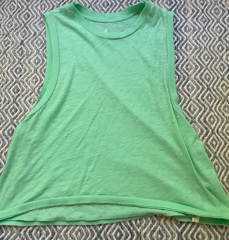 Free People Movement Top Green Size M