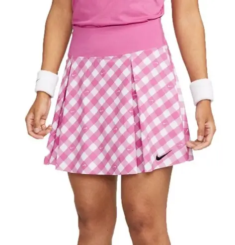 Nike NWT  Dri-Fit Spring Club Print Tennis Skirt Skort