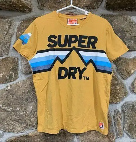 Superdry Mustard Yellow Mountain Graphic Tee