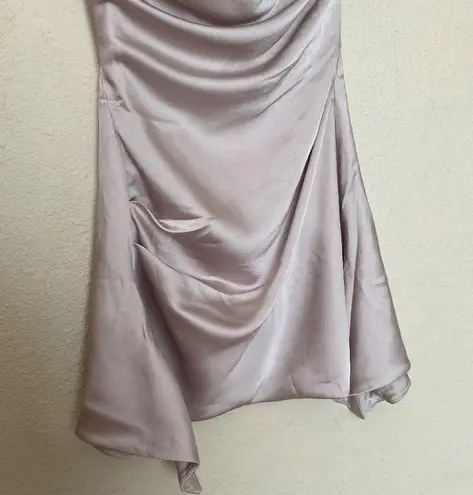 House Of CB 'Jasmine' Oyster Draped Strapless Corset Dress/Size XS NWOT