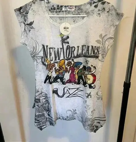 NWT Maxi & Co New Orleans Jazz Tshirt A3
