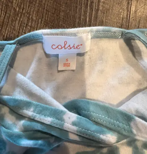 Target Colsie Blue and White Tie Dye Bralette