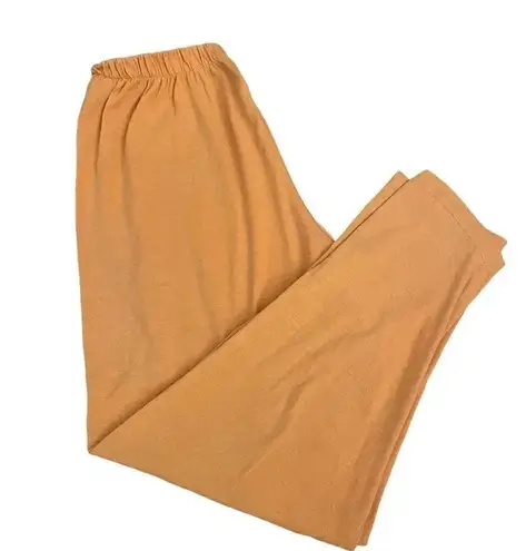 Fast Cotton Yellow Mustard High Waist Pull On Jogger Womens Pants Sz S Yellow