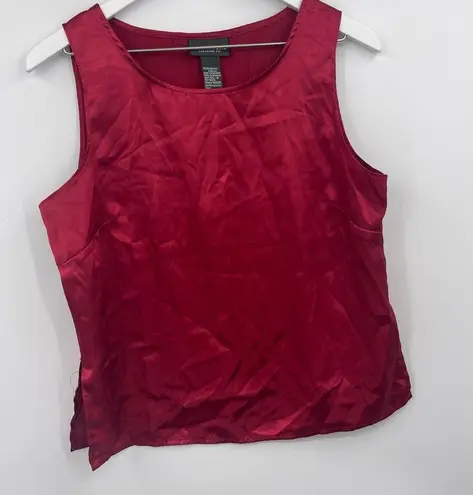 Vintage Y2K Grunge Red Tank Top Size Medium Early 2000s
