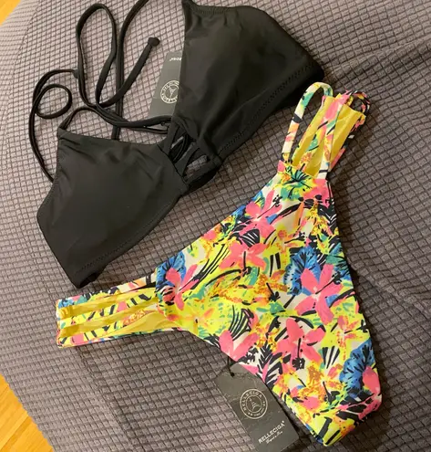 Relleciga Women's Strappy Triangle Cheeky Brazilian Cut