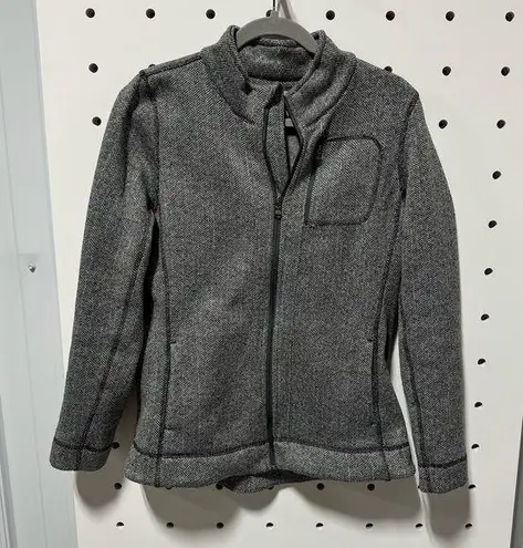 Marc New York MNY Herringbone Gray Zip-Up Jacket - Size M