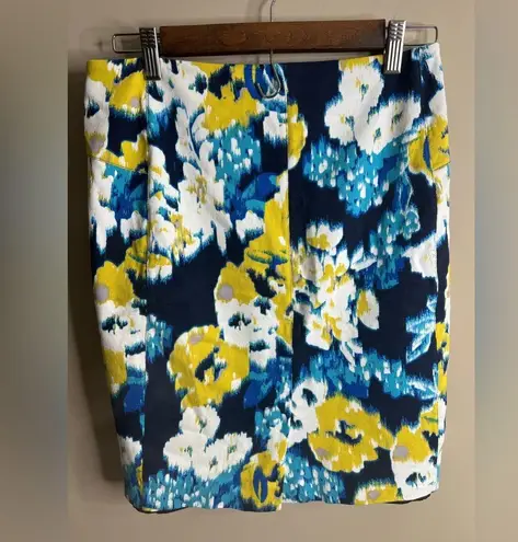 Lysse medium floral stretch pencil skirt