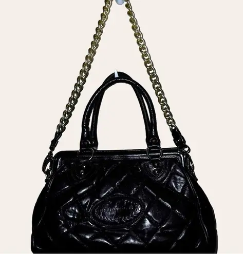 Dimoni brand gorgeous cocoa bean brown leather diamond quilted design ba…