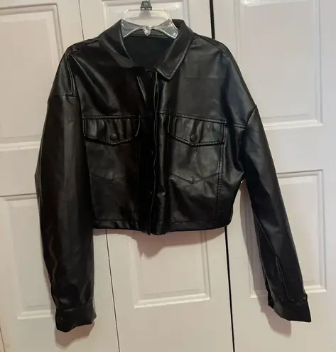 SheIn Leather Jacket 