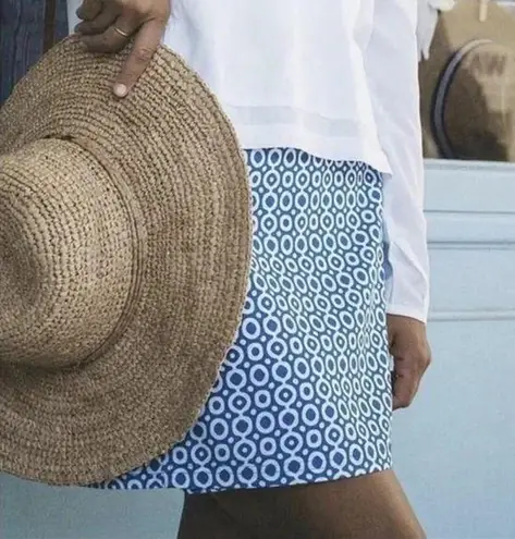 RipSkirt Hawaii Wrap Skirt Blue Dot Beach Swim Coverup Women’s Size Small Resort