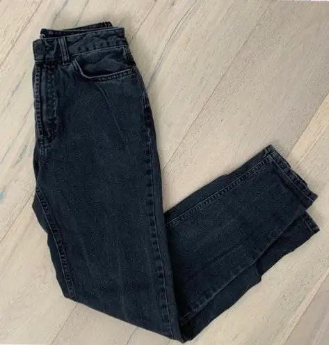 BDG Urban Outfitters Washed Black Mom Jeans