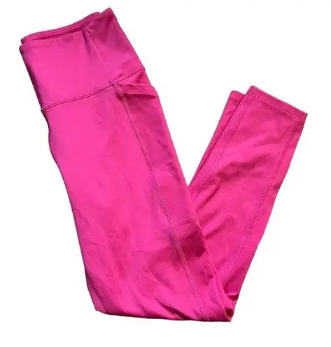 Girlfriend Collective hot pink leggings size small