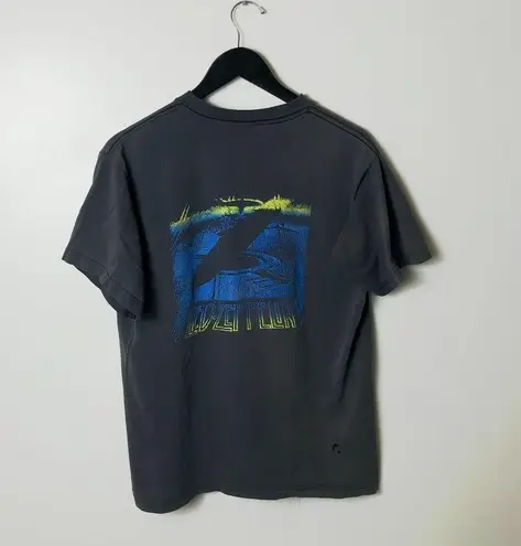 Vintage 90s Led Zeppelin Band Promo Tee T Shirt Distressed 1995 Tour Concert Size M