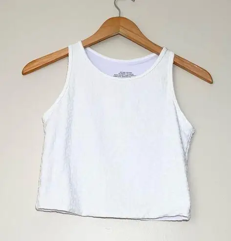 Zyia  White Leopard Crop Tank