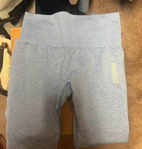 Gymshark adapt marl seamless leggings powder blue