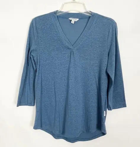 Orvis Top Womens Small Linen Blend Minimalist Capsule Casual Girl Breathable