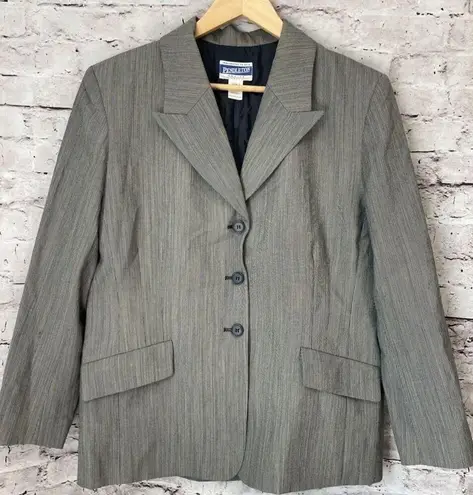Pendleton Vtg 100% Wool Women’s Blazer Jacket 14 Petite Career