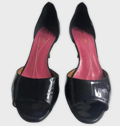 Kate Spade Black Patent Leather Pumps