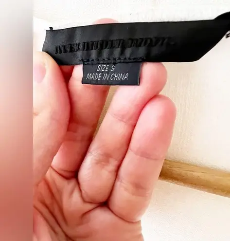 Alexander Wang White Cutout Knit Bodycon Mini Dress Size Small