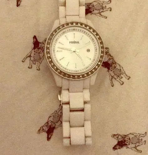 Fossil White  Watch