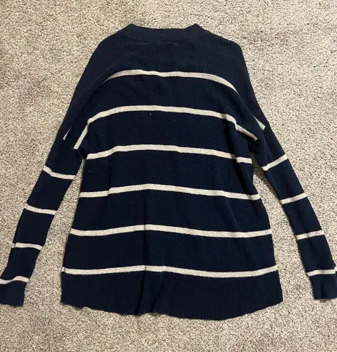 American Eagle Outfitters Navy Striped Sweater