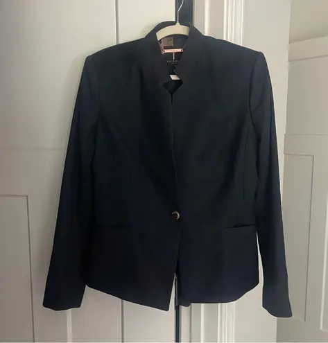 Ted Baker London Navy Blue Rivaa Tailored Blazer Size 12
