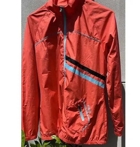 Ping Lightweight Golf Jacket Full Zip Sensorwarm Bright Orange Women's Large