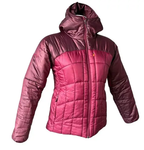 Marmot Two Tone Hooded Zip Front Puffer Jacket, Sz S