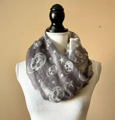 Alexander McQueen | Silk Skull Print Large Square Sheer Scarf