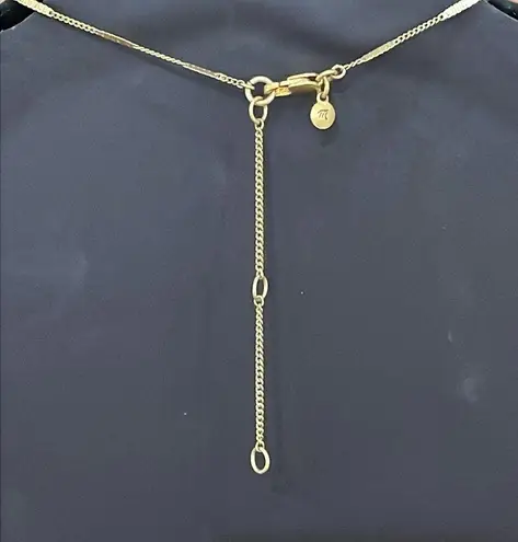 Madewell  gold tone pendant necklace