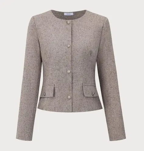 Rihoas Round Neck Khaki Single