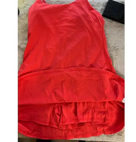Women's Red Exercise Dress Size L Short Standard Activewear Size L