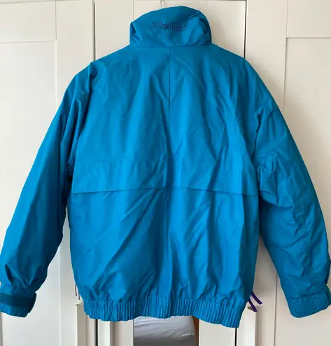 Columbia Powder Keg Vintage 90s Ski Jacket Women's L Purple Teal Reversible